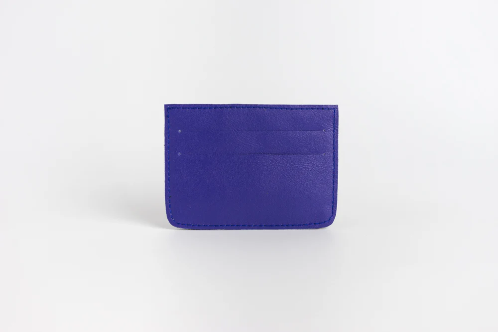 Abra (Indigo) Leather Card Holder - Image 2