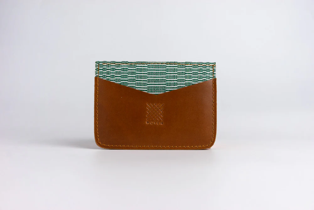 Abra (Matcha Latte) Leather Card Holder - Image 3
