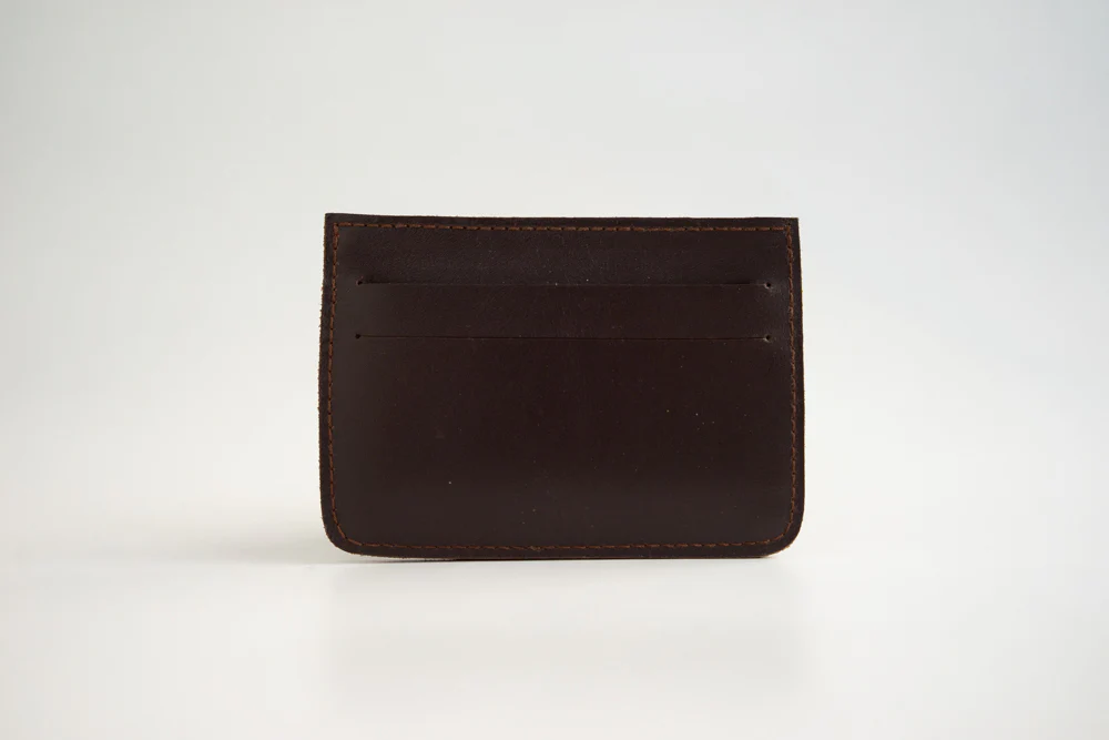 Abra (Salmon) Leather Card Holder - Image 6