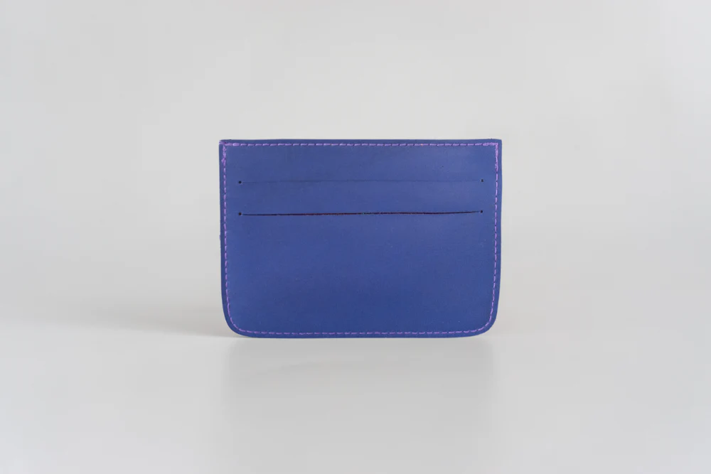 Iloilo (Neon Plaid) Leather Card Holder - Image 7
