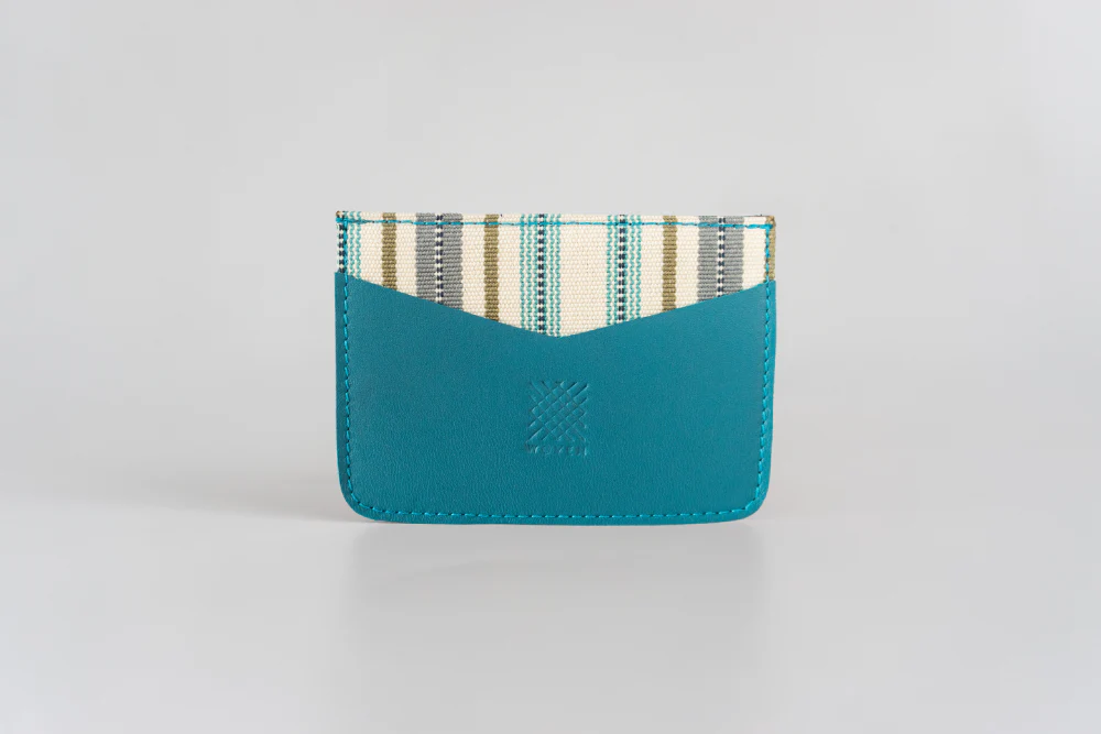 Kalinga (White) Leather Card Holder - Image 5