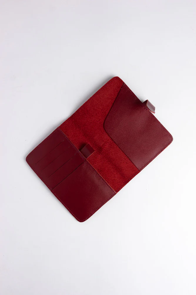 Lakbay Wallet (Burgundy Leather) - Image 3
